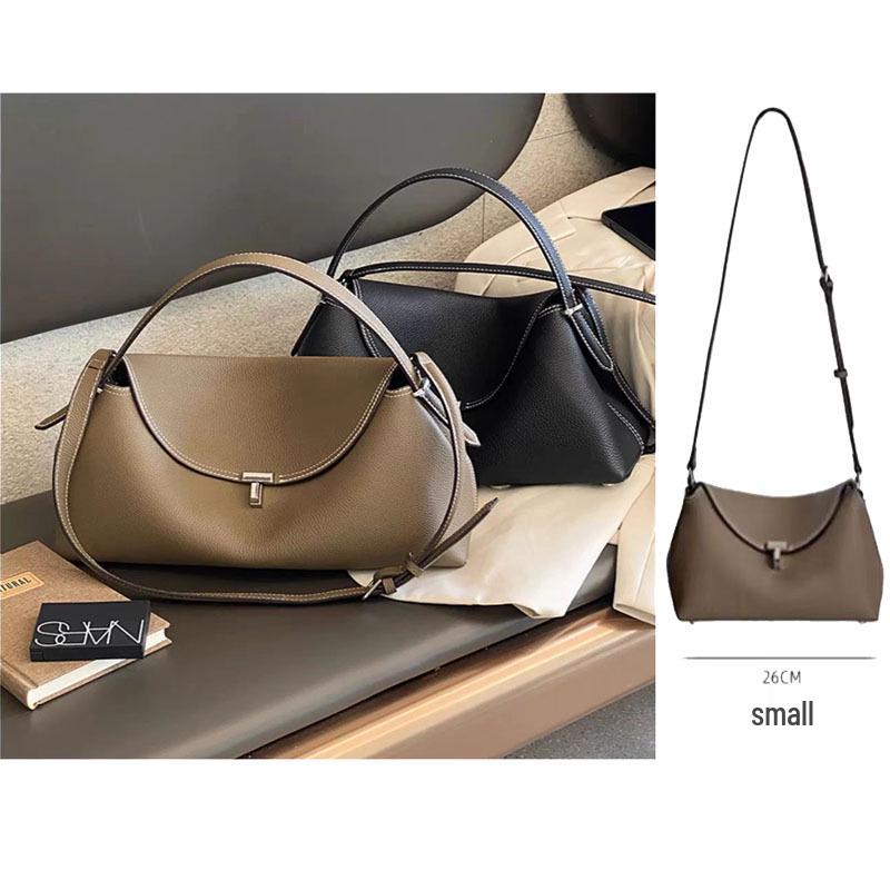 TOTEME Polštářová taška: Švédská crossbody kabelka, Vysoce kvalitní všestranná taška přes rameno pro ženy, Lehký luxus a ideální pro dojíždění