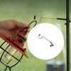 Portable Tent Poles Lamp Hanger Stainless Steels Light Stand Holder Hook Outdoor Lamp Poles Attachments Hanger Enduring