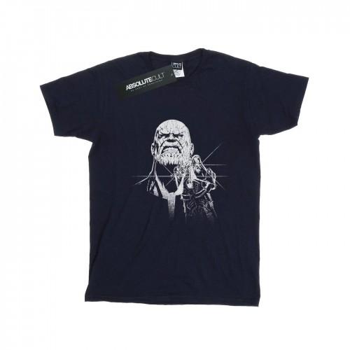 Marvel Womens/Ladies Avengers Infinity War Fierce Thanos Cotton Boyfriend T-Shirt