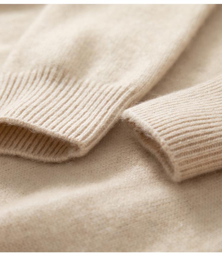Women's Slimming Loose Fit Cashmere Sweater - Autumn/Winter Pullover