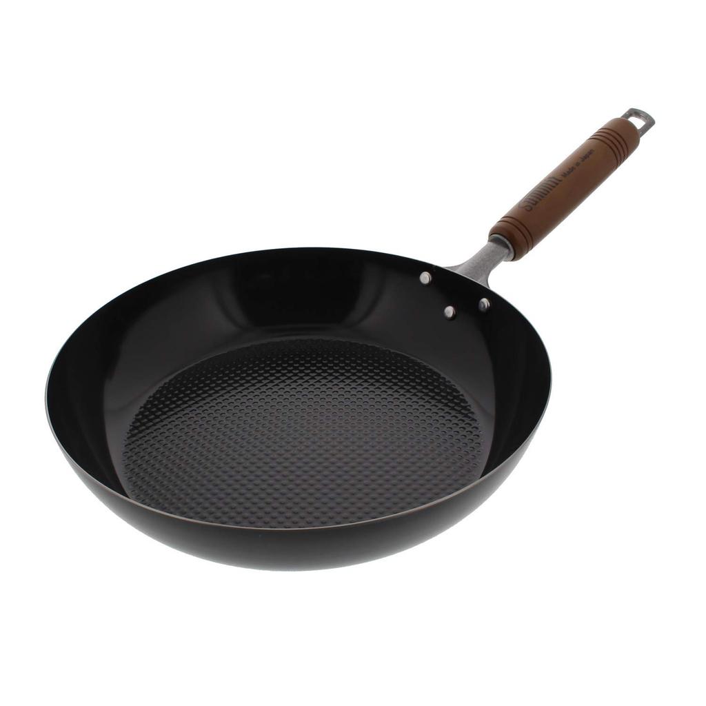 Summit Kougyou Iron Pot Style Embossed Frying Pan 28cm
