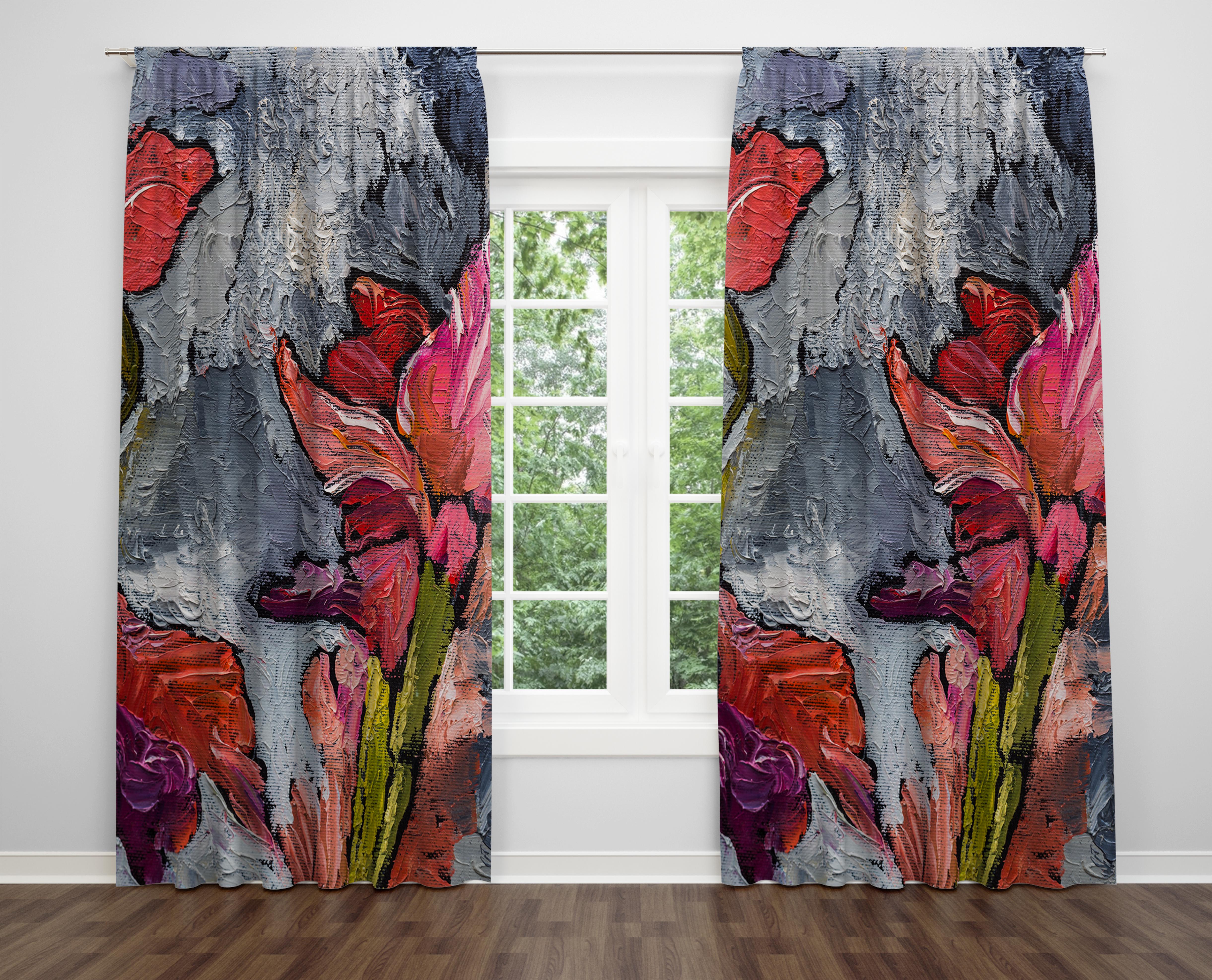 

Декоративний дизайн, високоякісна бавовняна тканина, ви можете вибрати одну або подвійну фіранку з крила 1 piece різнокольоровий