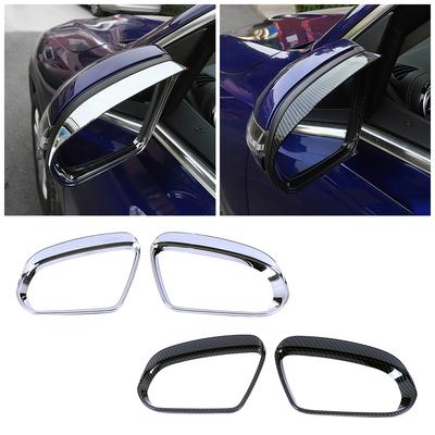 For Mercedes Benz B C E S GLA GLB GLC Class W247 W205 W213 W222 H247 X247 X253 Car Rearview Mirror Rain Eyebrow Visor Cover