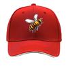 Cartoon Bee Vinyl Sticker For Laptop Car Hip Hop Hat Fashion Outdoor Sports Sandwich Baseball Cap
