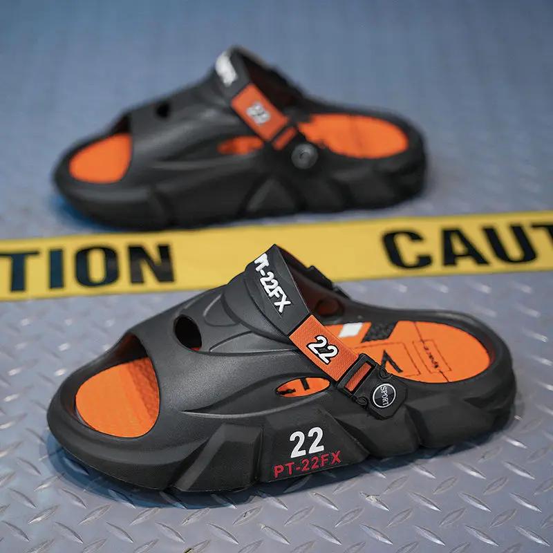 Eva Male Slipper Outdoor Slides Casual Summer Sale Men's Shoe Fun Clappers 2024 Original Trend Low Price Cheap Shoes Liquidation