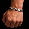 Men's Hip-hop Stainless Steel Cuban Chain Bracelet Punk Street Accessories