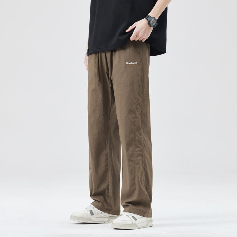 American tooling casual pants men's summer light and breathable loose straight quick-drying pants high-end versatile commuter long pants