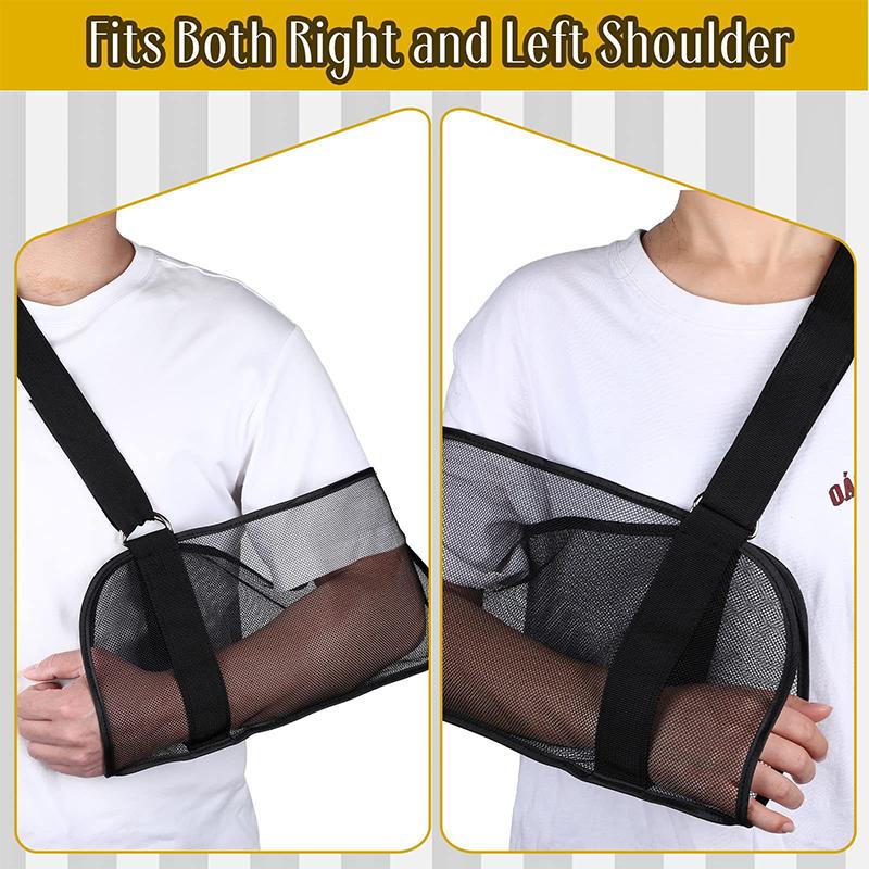 Adjustable and Breathable Arm Sling – Universal Shoulder, Wrist, Elbow, and Forearm Immobilization Support Brace
