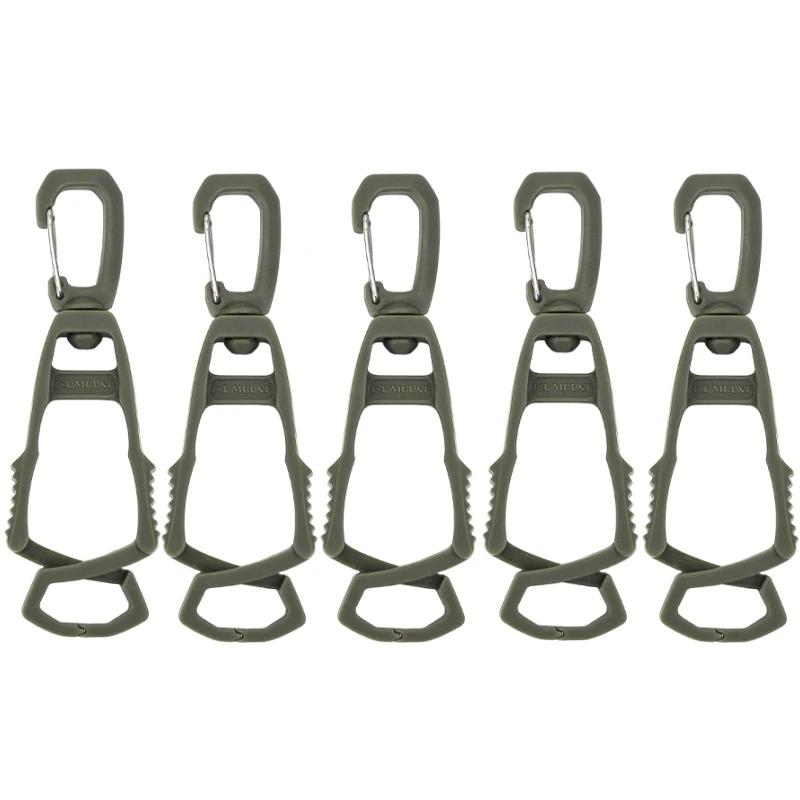 5pcs MultiPurpose Hook Plastic Clip Portable Polyoxymethylene Labor Protection Glove Clip Glove Anti Loss Clip Mountain Climbing