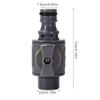 Fast Connects ABS Plastic Water Hose Adapter 6 Point Thread Integrated Flows Control Valves For Outdoor Watering