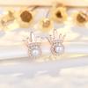 925 Sterling Silver Cross Stud Earrings For Women High Quality Exquisite Student Girlfriend Jewelry Accessories Heart GiftGood product