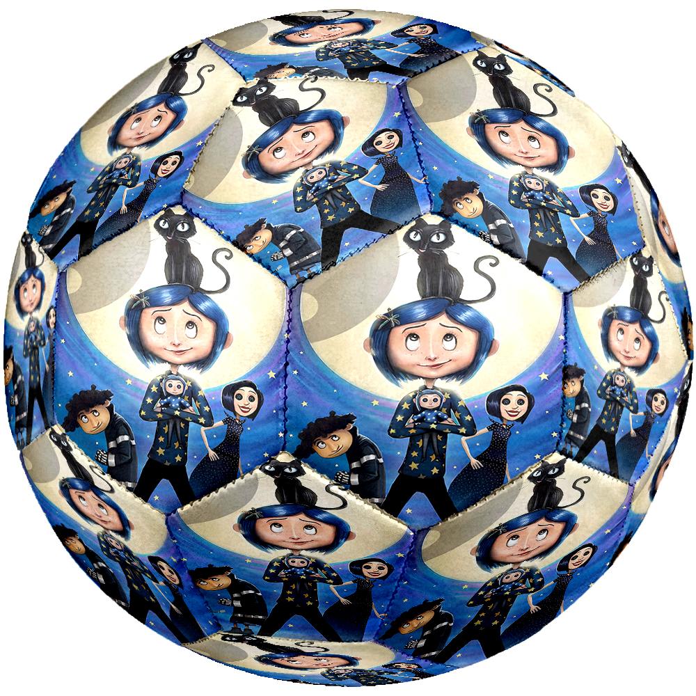 Coraline Theme Size 5 Soccer Ball, Suitable for Both Indoor and Outdoor Matches, a Gift Suitable for Everyone.