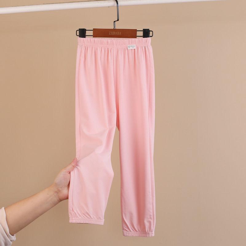 Children's Quick Drying Mesh Thin Lantern Pants Summer Style Boys' Sun Protection Casual Loose Pants Mid Size Children's Home Pants
