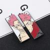 Anime Jujutsu Kaisen Brooch Anime Character Itadori Yuji Ryomen Sukuna Half Face Badge For Women Men Fans Jewelry Charm Gifts