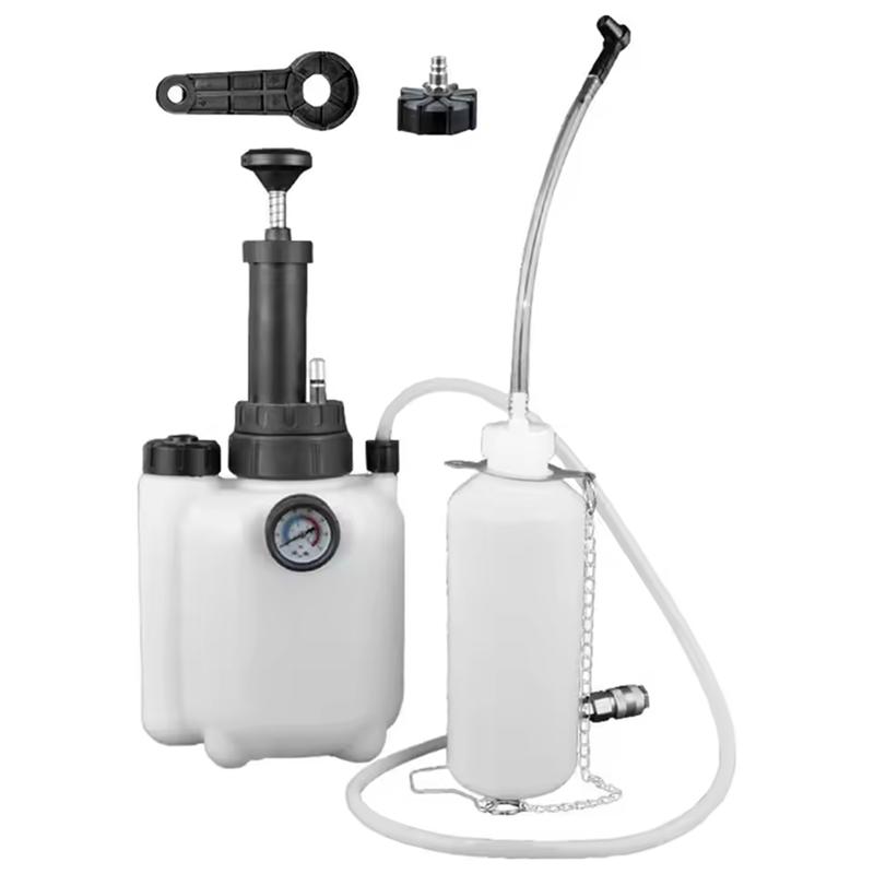 NEW-Pneumatic Brake Fluid Pump 3L Vacuum Brake Pressure Fluid Car Manual Brake Fluid Bleeder Kit Brake Flush Machine как