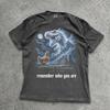 Remember Who You Are Shirt, Chicken Dinosaur Tee, Funny Evolution Joke T-Rex Cloud