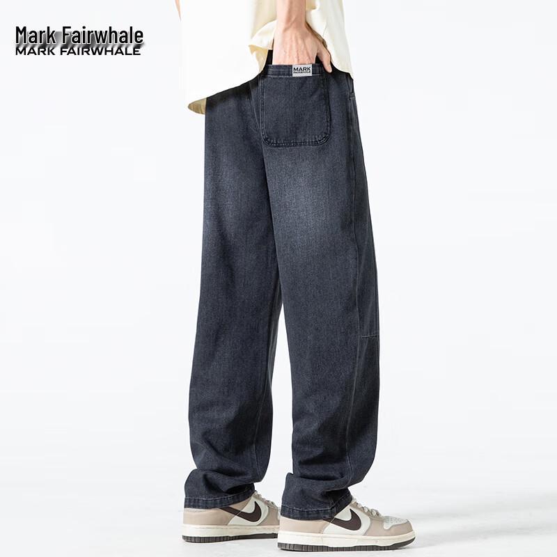 

Мужские джинсы Mark Fairwhale 2025 Весна/Осень Расслабленные Прямые Стрейч 3XL