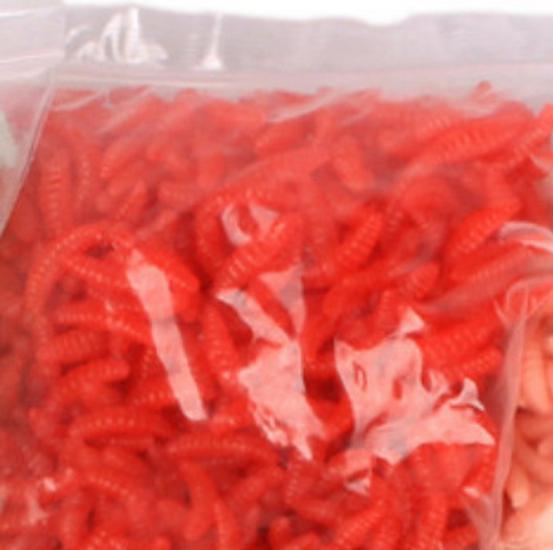 

50 светящихся бионических мягких приманок: Мучные черви, личинки и дождевые черви, рыбный мускусный запах Less than 1000 packs, Luminous + $0.2