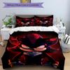 3pcs Shadow the Hedgehog Comforter Set - Four Seasons Home High,Machine Washable Bedspread with Pillowcases (No Filling) Yy250909046