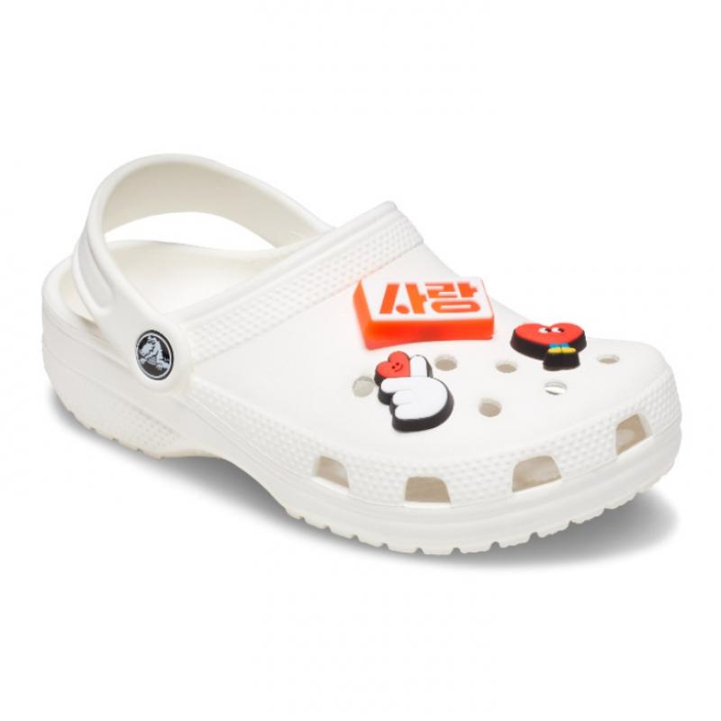 Crocs G Bits Red And Heart 3 Pack