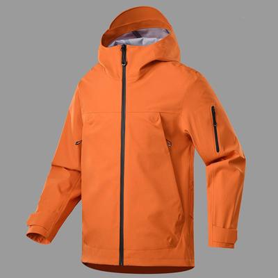 Unisex Mountain-Style Hard Shell Jacket: Trendy Windproof & Waterproof Mountaineering Coat