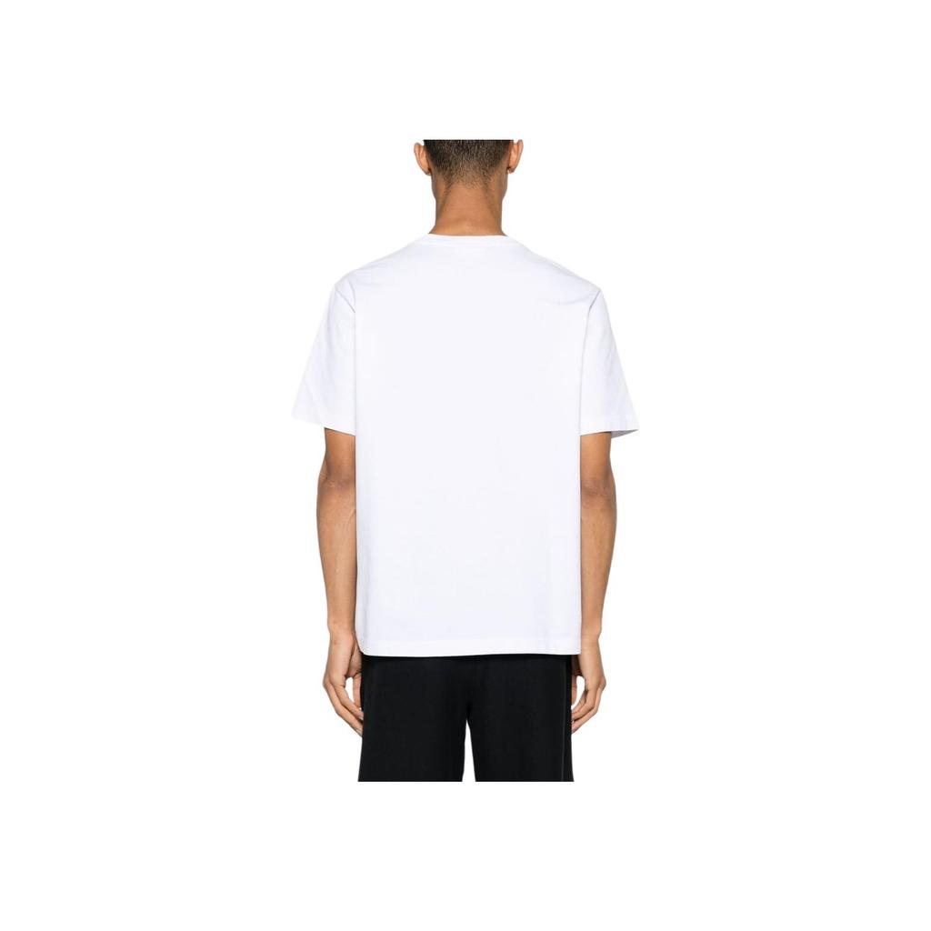 Maison Kitsune Handwriting Comfort T-shirt White/Black Men Streetwear MM00101KJ0118-M186
