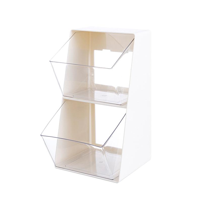 

Ins Коробка для хранения кофейных капсул, пылезащитный органайзер для кофейных пакетиков и чая, настольный органайзер для всякой всячины, полка для хранения канцелярских принадлежностей и косметики бежевый