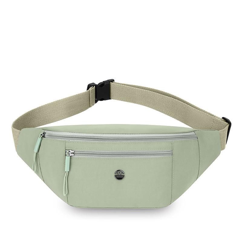 New Sports Go Out Fashion Chest Bag Women's Lightweight Joker Leisure Portable Purse Simple Commuter Shoulder Messenger Bag.