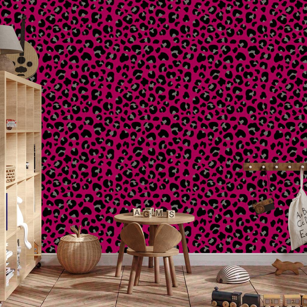 Pink Leather Purple, Burgundy, Black and Graphite Wallpaper 50x1000