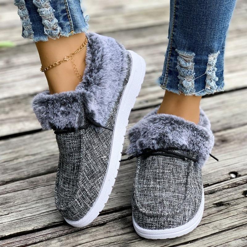 

Нові жіночі флісові туфлі великого розміру, бавовняні туфлі на одну ногу з антиковзною підошвою 37 світло-сірого кольору