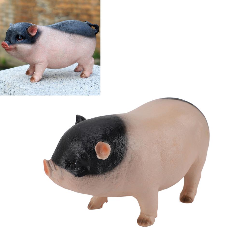 Small Statue Standing let Figurine Resin Animal Sculpture for Outdoor Garden and Desktop Decoration 26.5cm