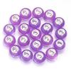 20Pcs Resin Round Large Hole Beads Imitation Cat Eye Stone Glossy Loose Beads for Jewelry Making Findings DIY Bracelet Necklace