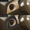 For Mini Cooper Hatch R50 R53 2002-2004 Car Dashboard Console Side Air Outlet Cover Trim Soft CarbonFiber Interior Sticker