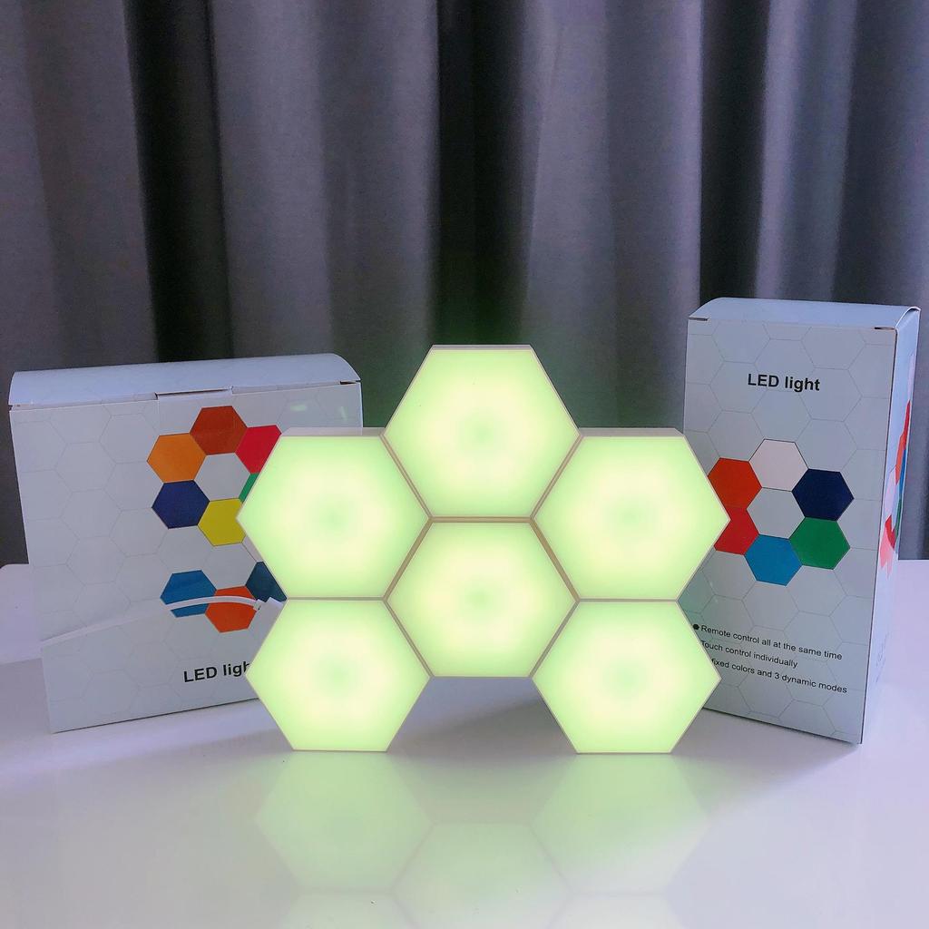 2021 RGB LED Color-Changing Honeycomb Decorative Wall Lamp