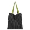2025 Plaid Canvas Shoulder Bag - Large Capacity, Color Block, Autumn Casual Trend