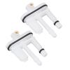 2Pcs Plastic Carburetor Main Jets Set Portable Simple Installation Remove Mower Accessories