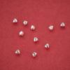 S925 Sterling Silver Twisted Triangle Spacer Beads for DIY Bracelets