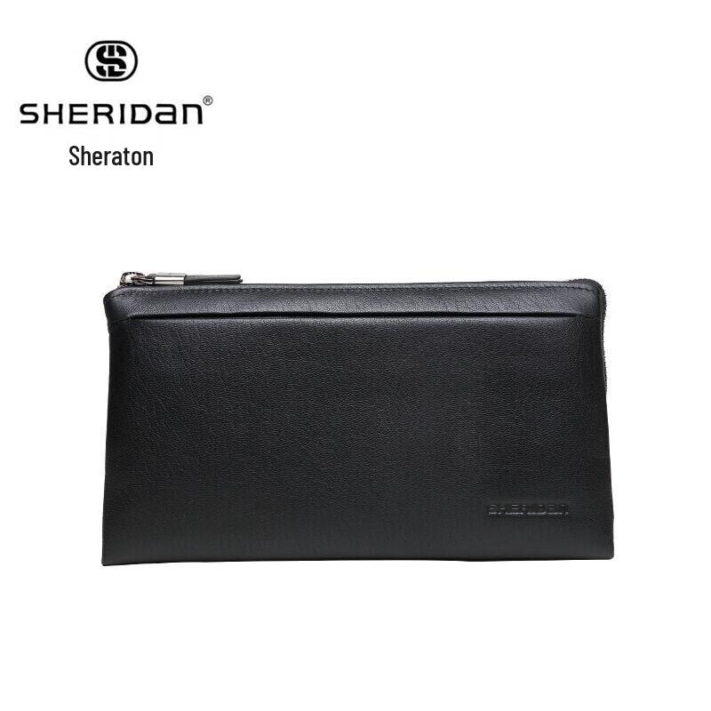 Sheraton Men s Top Grain Leather Long Zipper Wallet