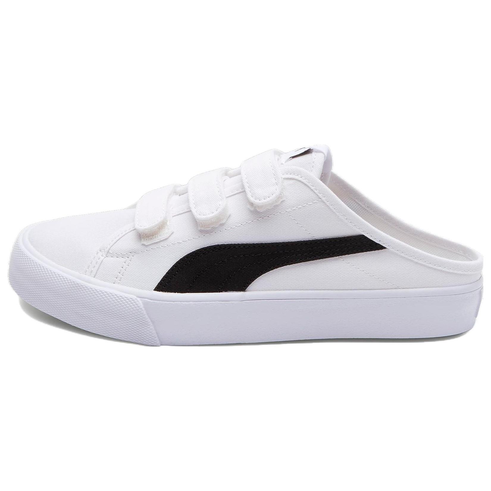 (WMNS) PUMA Bari Mule  White Black  Women s 394289-04 EU 36