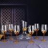350ml Creative Crystal Glass Wine Glass Decanter Set European High-footed Cocktail Wine Glass Set Gift Box Wine Set Wedding Gift