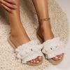 Women's Fashion Trend Tassel Shoelaces Are Non Slip, Wear-resistant, Comfortable, Soft Soled Flat Heeled Sandals