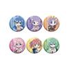 Lucky Star Anime Glitter Can Badge 6-Piece Box Set