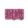 Quote Funny Enamel Pins Live Life Happy Brooches Lapel Pin Power Letter Custom Shirt Bag Motivational Badge Friends Gift Jewelry