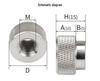 Aluminum Alloy Hand-Tightening T-Type Nut for M3-M12 Screws