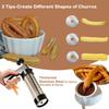Household Stainless Steel Churro Maker Press Easy To Use Professional Cookie Dough Extruder for Baking Kitchen Tool