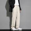 LOMBT Pantalon de ville décontracté à jambe droite pour homme LF02