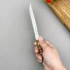 5Cr Stainless Steel Kitchen Slicing Boning Utility Knife Outdoor BBQ Meat Cleaver Vegetable Cutter Steak Knife