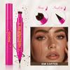 Double Headed Freckle Stamp Eyeliner Pen, Long Lasting, Waterproof and Sweat Resistant. Can Create Cute and Playful Summer Makeup Look.