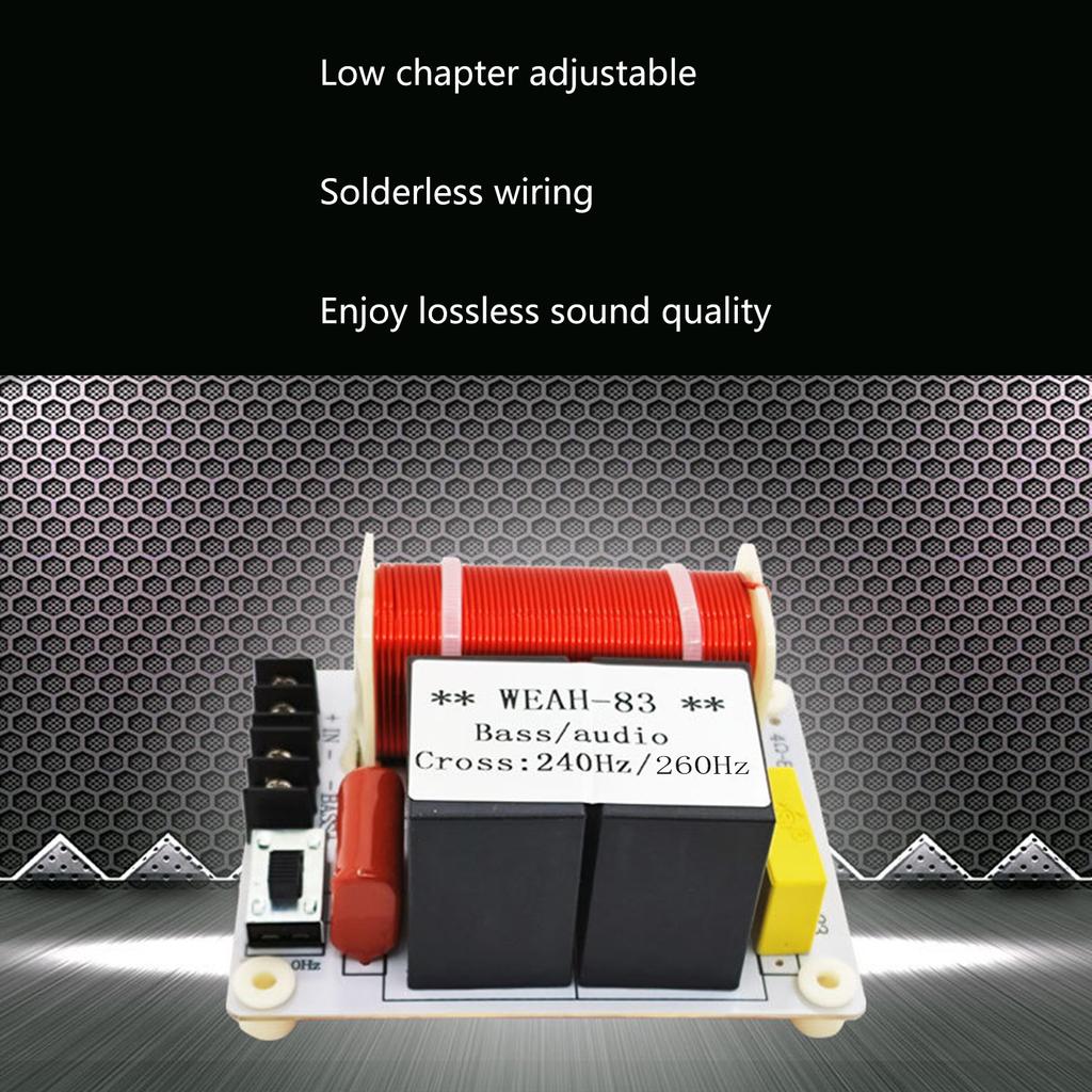 Audio Speaker Frequency Divider Module Pure Bass Hi-Fi Audio Crossover Filter Distributor Board for DIY Speaker