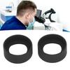 2 Pcs Stereo Microscope Eyepiece Eyeshields Rubber Flat Angle Eyepiece Guard for 40‑42mm Interface
